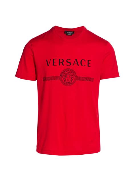 versace red t shirt|shirts that look like Versace.